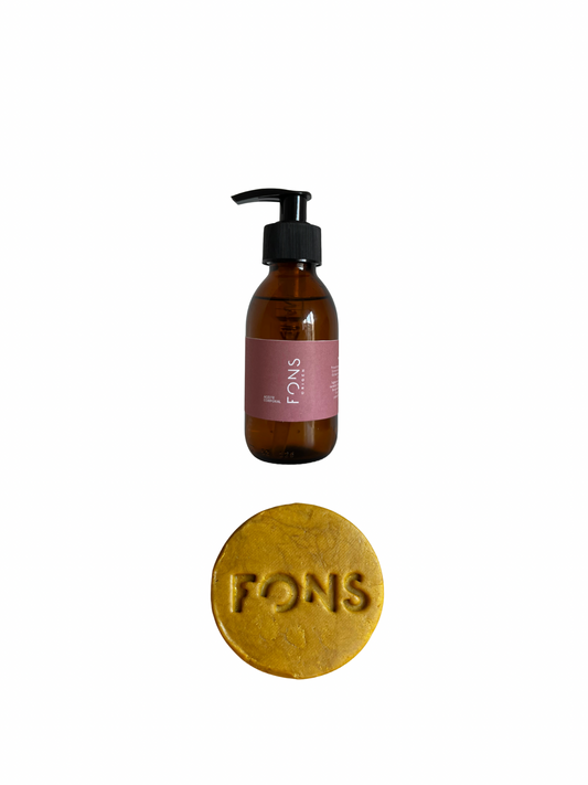 Jabón Corporal Cúrcuma y Aceite Corporal Rápida Absorción